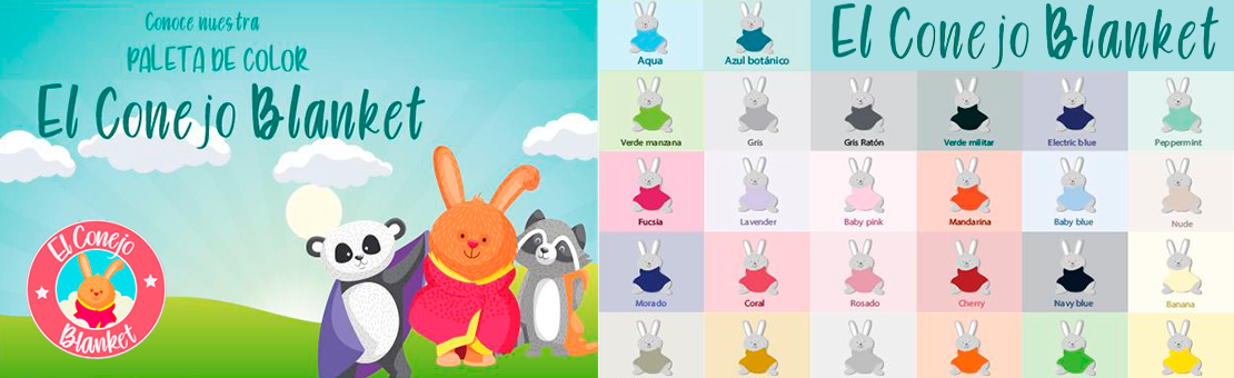 Discover our unique and lively color palette. Give style and personality to your rest with El Conejo Blanket.